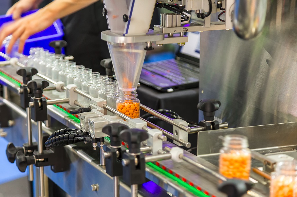 production line of pharmaceutical industry